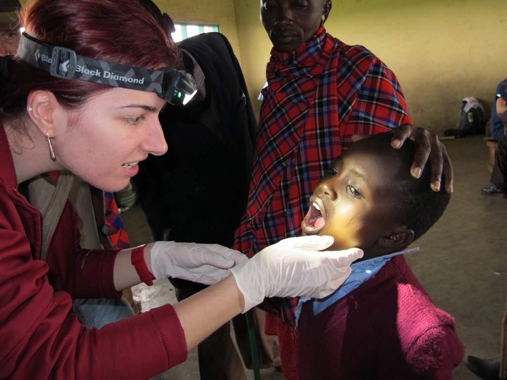 Treating patients in the Masai Mara
